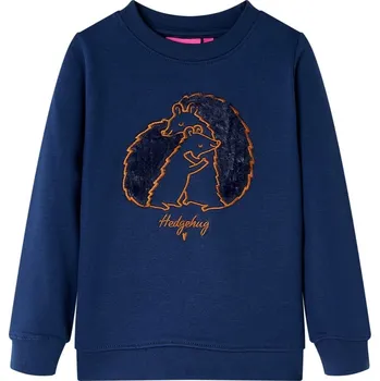 Chlapecká mikina vidaXL Dětská mikina jasně 128 [13537] Barva: Námořnická modř