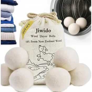 6 KS VLNĚNÉ MÍČKY DO SUŠIČKY PRÁDLA ZMĚKČUJÍCÍ MÍČKY