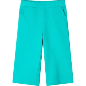 vidaXL Dětské kalhoty s širokými nohavicemi 104 [11040] Barva: Mátová