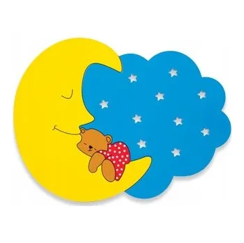 Nástěnné svítidlo Nástěnná lampa Hellux E14 modrá