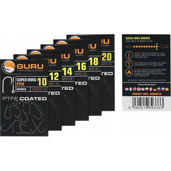 Guru Super MWG brouzdaliště, plovákové, protihroté Háčky 10 ks