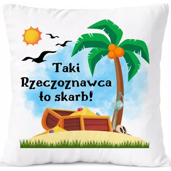 Polštář Bílý Polštář s potiskem fotografie PoliDraw pro analytika jako Dárek