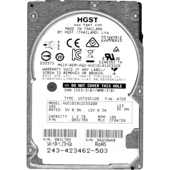 Interní pevný disk Disk HGST HUC101812CSS200_UltraStar C10K1800 1200 GB 2,5" SAS