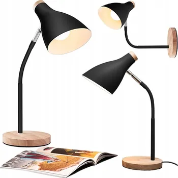 Lampička SKANDINÁVSKÁ STOLNÍ LAMPA NA PSACÍ STŮL, NASTAVITELNÁ, 40W, ZÁVIT E27