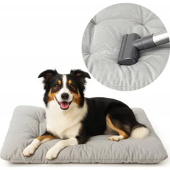 Pelíšek pro psa Pelíšek pro psa MĚKKÝ polštář potah BASIC 70x50 MIKROVLÁKNO ocelové