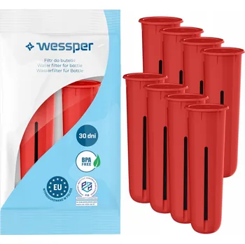 Filtrace vody Vodní filtr Wessper pro filtrační láhve Dafi Soft a Solid, 8 ks