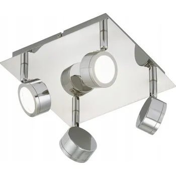 Stropní Svítidlo Briloner 22 stříbrná čtvercová