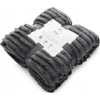 Prostěradlo Deka Eurofirany z mikrovlákna 70 cm x 160 cm šedá