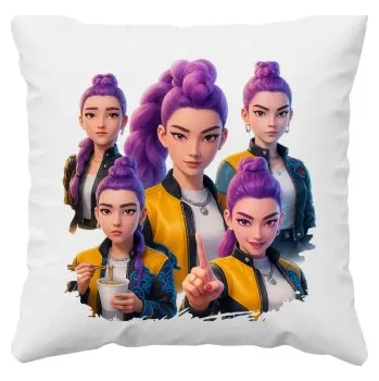 Žertovný předmět Tričkový.cz - Rumi - pro fanoušky Rumi Huntrix Kpop Demon Hunters - polštář s potiskem