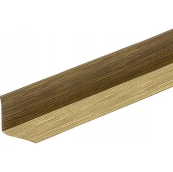 soklová lišta Lišta Cezar PVC 24 x 28, délka 1500 cm, dub