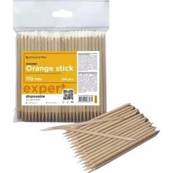 Staleks dřevěné tyčinky na manikúru 110 mm DOS-30/100, 100 ks