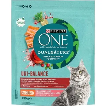 Krmivo pro kočku Purina One Dual Nature Uri Balance Sterilised Krmivo Pro Kočky Losos 750g