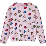 vidaXL Dětská mikina růžová 128 [14427]