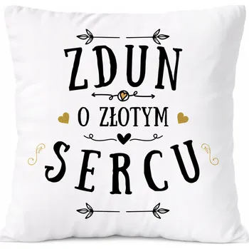 Polštář Polštář pro Zduna jako Dárek s s potiskem a fotografií Bílá PoliDraw