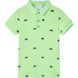 vidaXL Dětská polokošile neonově 92 [12164] Barva: Zelená