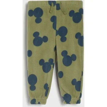 Sinsay - Vzorované kalhoty Mickey - olivová - 079FX-81X - 079FX-81X-98