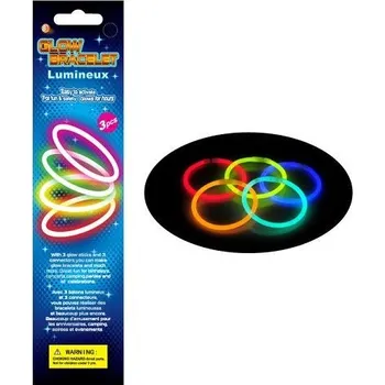 Party dekorace HM Studio Svítící náramky,3 ks