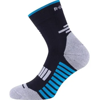 Pánské ponožky R-EVENGE Středně dlouhé ponožky Running 39/42 ČERNÁ