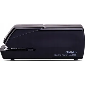 Elektrická sešívačka Deli, kapacita 20 listů, sponky 24/6 & 26/6, zástrčka C + adaptér A