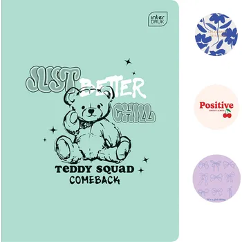 Sešit Interdruk, Sešit Girls A5/60 listů, linkovaný (kostkovaný)