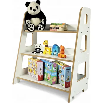 regál Regál na hračky - Skříňka Montessori bílá TS-310