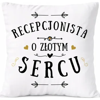 Polštář Polštář pro zástupce jako Dárek s potiskem , bílý