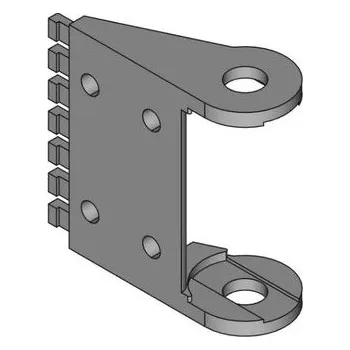 Stropní lišta Murrplastik MR-020200005600 R-řetězové zakončení KA 20 050 (s otvory)