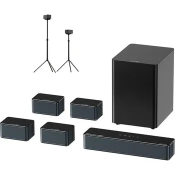 Ultimea Poseidon D80 Soundbar + Reproduktorové Stojany