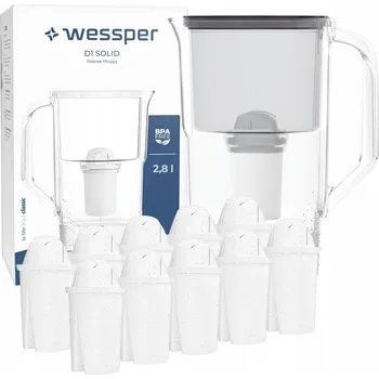 Filtrační konvice Filtrační konvice Wessper D1 SOLID FutureFlow 3,3 l černá