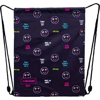 Sáček na obuv HEAD SMILE SPARKLE SHINE!, stahovací BATOH/vak