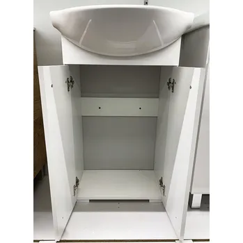 Koupelnový nábytek Koupelnová skříňka s umyvadlem Deftrans 85x50x40 cm, bílá