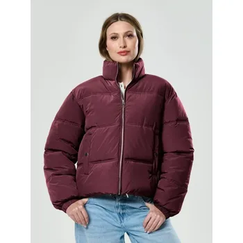 Sinsay - Puffer bunda s izolací - burgundy - 574FH-83X - 574FH-83X-M