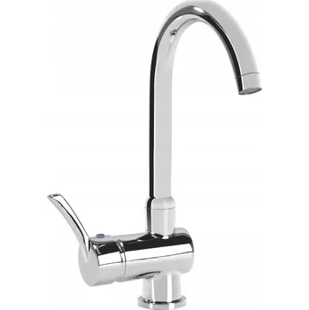 Vodovodní baterie Kuchyňská baterie stojánková Deante stříbrná