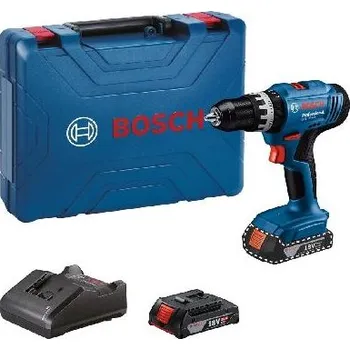 Bosch - 18V AKU vrtačka s příklepem GSB 18V-25, 2x aku 2,0 Ah Li-Ion, nabíječka 06019K9308