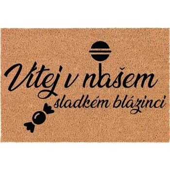 Rohožka Kokosová rohožka vstupní do domu | Veselý Dárek Sladké šílenství