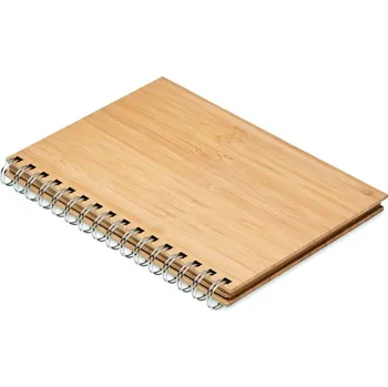 Bambus. kroužkový zápisník A5 bez potisku bez potisku 5 bez potisku