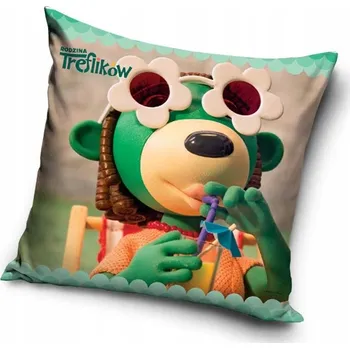 Povlak na dekorativní polštářek Povlak 40 x 40 polštáře Carbotex Treflik Family