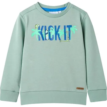 Chlapecká mikina vidaXL Dětská mikina světle 104 [11970] Barva: Khaki