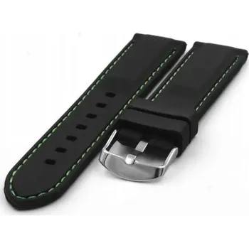 Řemínek na hodinky Kaučukový řemínek k hodinkám TZ-09.01G 24 mm