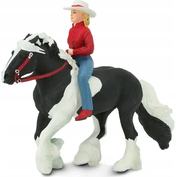 Kůň Tinker s jezdkyní - Safari Ltd. - 154005