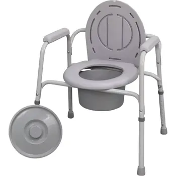 Lékařský nábytek Reha Fund Michael RF-805 toaletní křeslo šedé