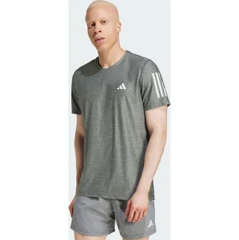 Pánské tričko ADIDAS Tričko Own the Run M BÍLÁ|ŠEDÁ