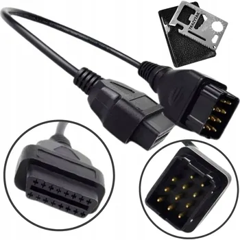 Autodiagnostika KABEL ADAPTÉR OBD2 PRO RENAULT 12 PIN CAN CLIP AUTA AUTOMOBILY+