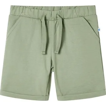 Chlapecké kraťasy vidaXL Dětské kraťasy se šňůrkou světle khaki 140 [12608]