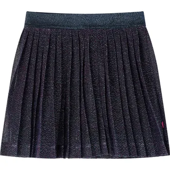 Dívčí sukně vidaXL Dětská sukně se třpytkami námořnicky modrá 116 [15053]