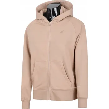 Dámská mikina 4F DÁMSKÁ BAVLNĚNÁ MIKINA NA ZIP S KAPUCÍ / vel M