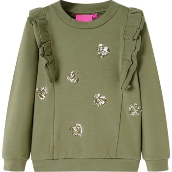 Chlapecká mikina vidaXL Dětská mikina 116 [13736] Barva: Khaki