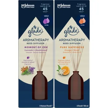 Vonná tyčinka Glade Vonné tyčinky Aromatherapy Zen Pure Happiness Mix 80ml x3