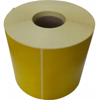 Samolepící etiketa TERMO ETIKETY GUMA 100X150 MM ŽLUTÉ 250 KUSŮ