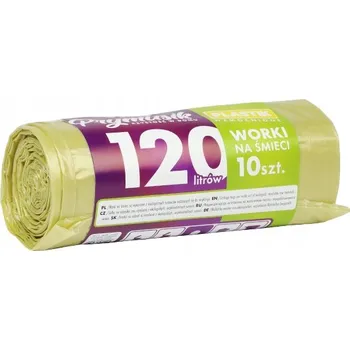Pytle na odpadky Pytle na tříděný odpad – plast Prymusik 120 l, 10 ks